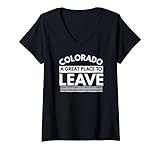 Photo Gallery donna divertente colorado a great place to leave, colorado sarcasm gift maglietta con collo a v Photo Gallery donna divertente colorado a great place to leave, colorado sarcasm gift maglietta con collo a v