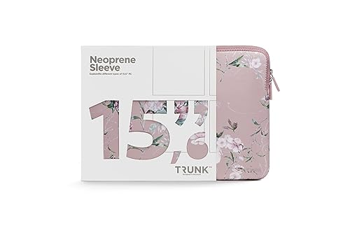 Trunk 15,6' PC Neoprene Sleeve Rose Flower