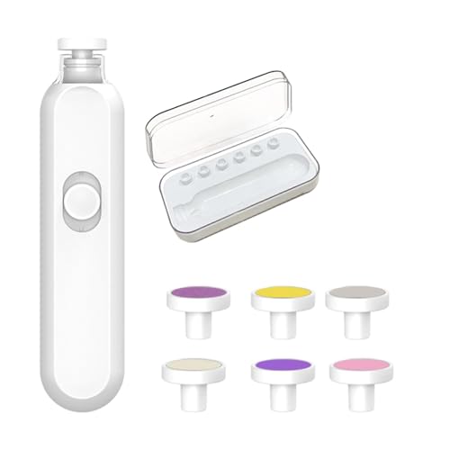 ライト付き爪切り - 子供用 360 度回転電動爪やすり - 低騒音子供用爪やすり、女の子と男の子用の軽量爪切り, 軽量電動爪やすり付き爪切り P - 子供用 360 度回転電動爪やすり - 低騒音子供用爪やすり、女の子と男の子用の軽量爪切り