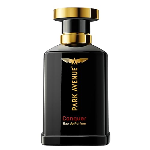 Park Avenue Conquer, Eau De Parfum Men, 100ml | Long Lasting Perfume for Men | Premium Luxury Fragrance Scent | Aromatic Blend of Woody & Spicy Fragrance | Suitable for Every Occasion