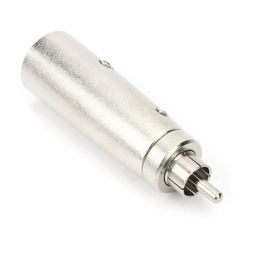 Image of MX XLR Male to RCA Female Converter A /V Jack Adaptor Audio Connector RCA to XLR Male Plug Cable Adapter(Pack of 2)
