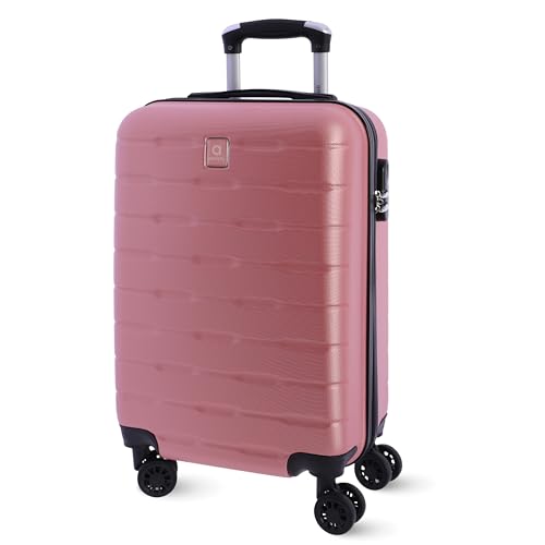 AMICHI - Hartschalenkoffer 55 x 40 x 20 cm | leichtes Handgepäck mit 4 Rädern 360º | kompatibel mit Ryanair, EasyJet und...