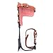 RIAHNEAH Tree Climbing Gear, Steel Upright Plate Tree Climbing Spikes, Height Adjustable Non-Slip Footrest Climbing Spikes, Outdoor Tree Climbing Enthusiasts of Equipment, Capable of Bearing 220lbs