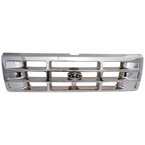 Image of Garage-Pro Grille Assembly For Ford F-250 1992-1996 Chrome