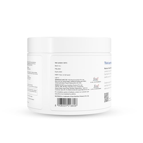 Image of NUTROVA Creatine Monohydrate (Berry) | 100% Micronised | Third-Party Tested | Supports Strength, Lean Mass & Brain Energy | 0 Calories | 35 Servings | 160g