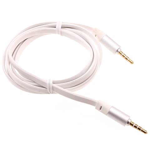 Cable auxiliar de audio 3.5mm de 6 pies compatible con Amazon Fire miniatura 1