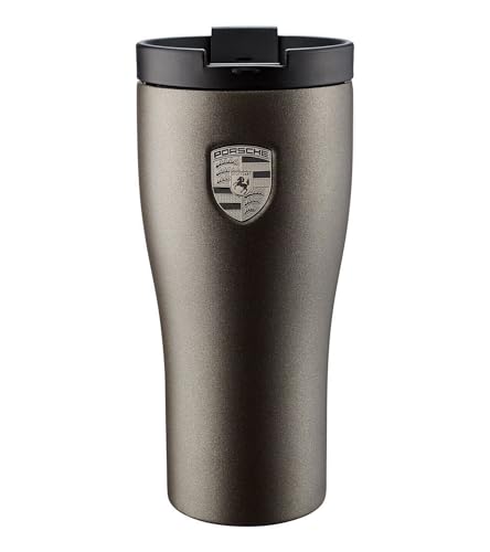 Porsche Turbonite Thermal Mug, Gunmetal Crest