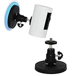 Camera Magnetic Wall Mount Compatible with Ring Stick Up Cam/Ring Outdoor Cam Plus Battery/Plug in Security Camera, 360 Degree Ajustable Mounting Bracket Holder, No Drilling (Without Cameras)
