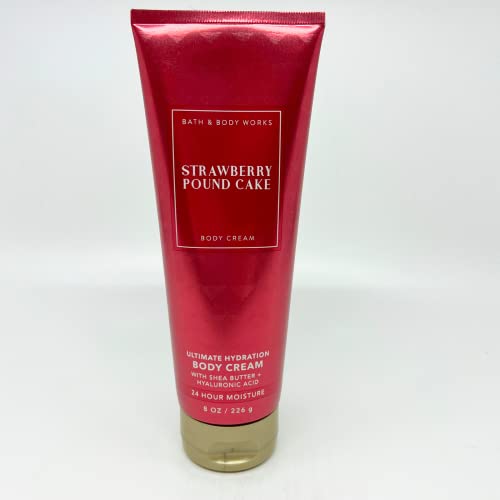 Bath & Body Works - Strawberry Pound Cake - 2 Piece bundle - Shower Gel 10 fl oz and Ultimate Hydration Body Cream 8 oz - Image 6