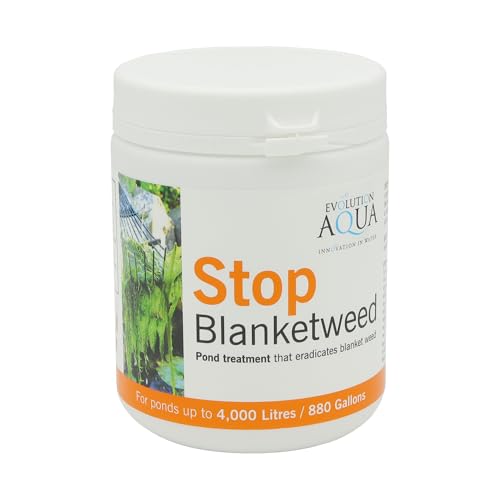 Evolution Aqua Stop Blanketweed - Effective Blanket Weed Treatment for Ponds & Pond Algae Treatment | Pond Weed Remover and Pond Cleaner | Fast-Acting Solution | (400g)