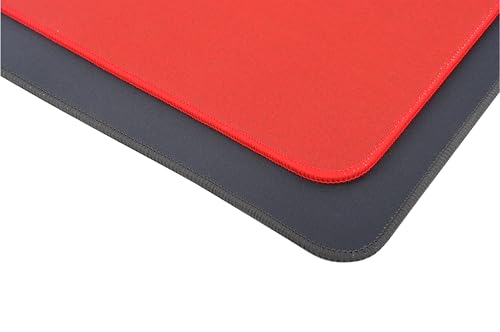 Image of D-Glow JIN Skin-Friendly Smooth Glide Cloth Gaming Mouse Pad with 2.5mm Stitched Edges, 490 x 420 x 3.8mm Anti-Slip Cloth Pad, Durable Polyurethane Base Gaming Mousepad for Gaming and Office (Grey)
