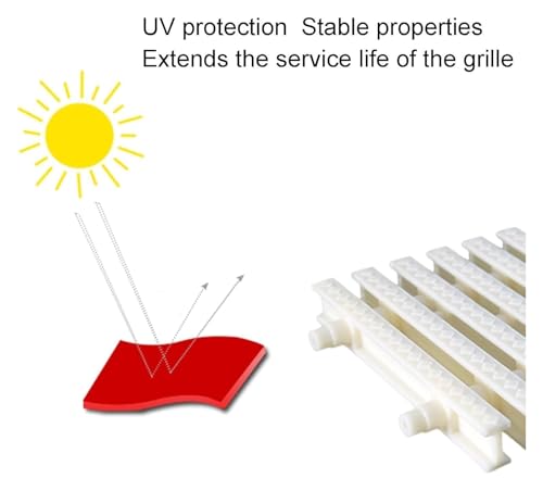Grille de drainage robuste 20,1 cm pour terrasses et aménagements - 3
