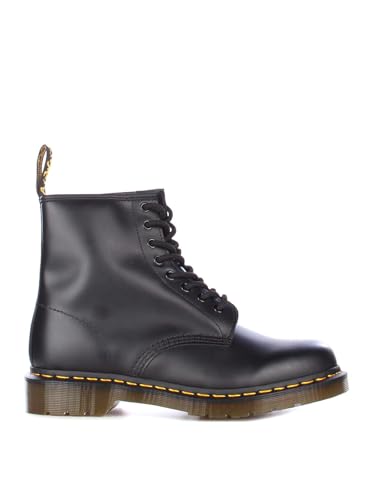 Dr. Martens Herren 8 Eye Boot Springerstiefel, Black Smooth, 41 EU