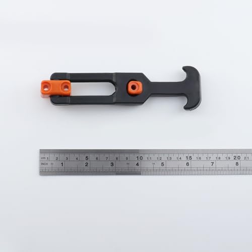 Image of T Tulead 2PCS Cooler Latch Replacement Rubber Hasp Latches Orange 160x44mm for Toolbox, Boat, Cooler