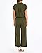 PRETTYGARDEN Womens 2 Piece sets Summer Cap Sleeve Tops Palazzo Pants Dressy Casual Vacation Travel Outfits Tracksuits(Army Green,X-Large)