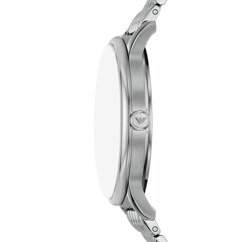 Image of Emporio Armani Silver Quartz Stainless Steel Watch AR11674