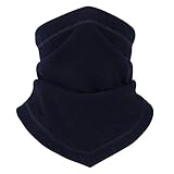 Verstellbar - elastischer Kordelzug, kann gut aufs Gesicht halten während Skifahren oder Radfahren, gut als Halswärmer, Halstuch, Halbgesichtsmaske und Mütze verwendet werden. Halten Sie Ihren Nacken und Ihr Gesicht warm, perfekt für das kalte Wetter