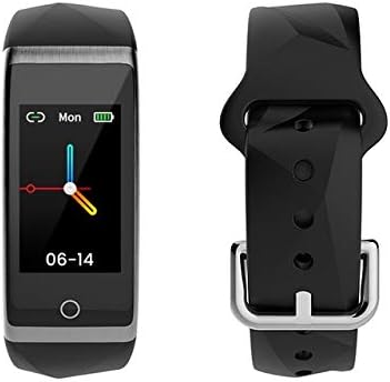 banda inteligente fitness a prueba de agua con tracker zeta black