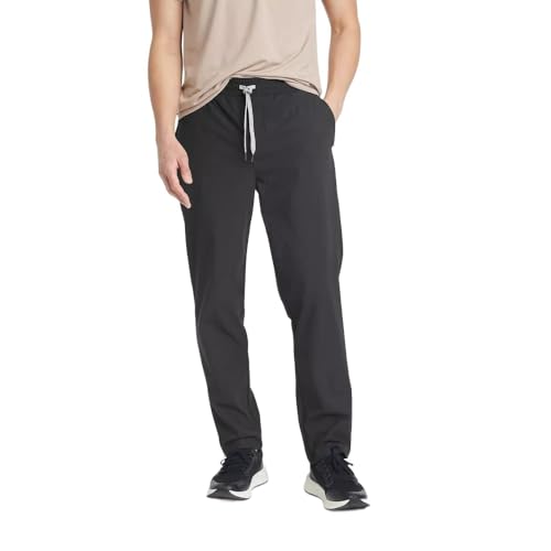 All in Motion Men's 360 Lifestyle Drawstring Pants - (US, Alpha, X-Large, Regular, Regular, Black)