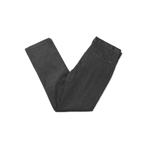 Volcom Men's Vmonty Stretch Chino Pant Charcoal Heather2