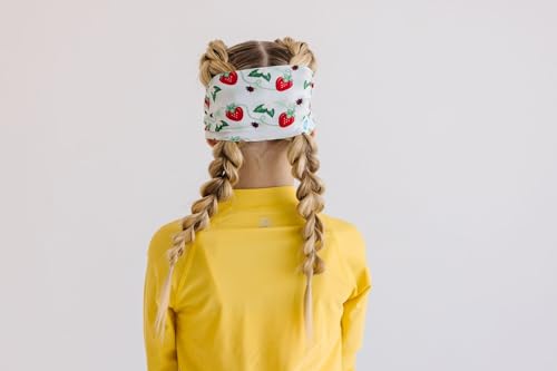 Image of Splash Place KIDS SWIM GOGGLES with Fabric Strap - STRAWBERRY FIELDS | Tangle-Free, Swimming Goggles for Kids, Comfy Fabric Strap Goggles