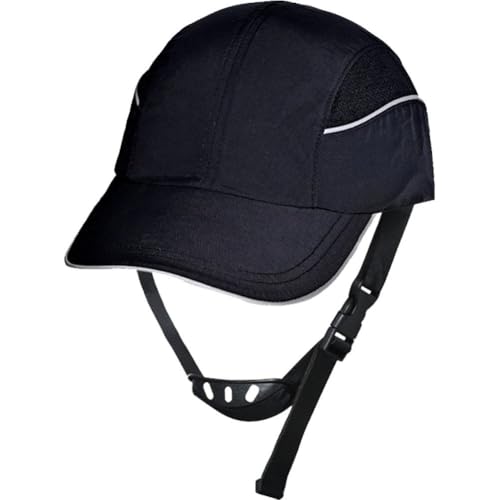 Gorra De Seguridad Ligera Estilo Béisbol Gorra Protectora Cómoda Protección para Cabeza Corta Y Larga