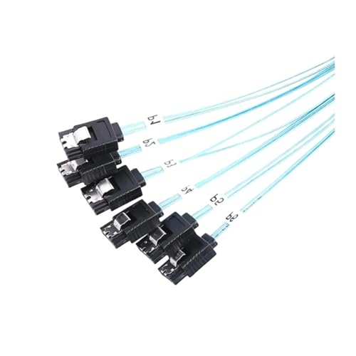 Cable SATA profesional 90° 7Pin 6Gbps para NAS miniatura 4