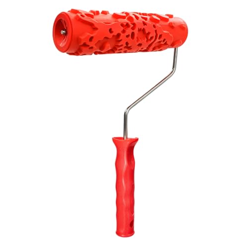 Nichiyo 7 Texture Roller DIY Decorative Art Pattern Paint Roller Rubber Roller for Walls Furnitures and Floors Decoration(EG323T)