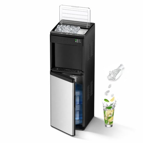 Image of 4-in-1 Bottom-Load Water Dispenser with Ice Maker, Hot, Room & Cold Water