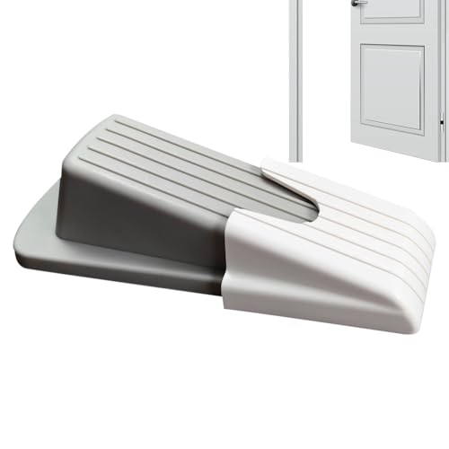 Qidures Topes De Puerta Para Suelo,Cuña Antideslizante - Sin Taladro y Adhesivo Para Hotel, Dormitorio, Hogar, Garaje, Apartamento