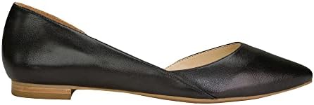 Marc Fisher LTD Women's Sunny Ballet Flat, Black Leather, 7 | Image 3