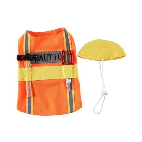 Disfraz para perro HANABASS naranja talla M