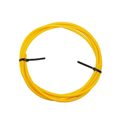 Air Copper Pipe Protector CT-205 PE Plastic Pipe Bending Tool 4M Anti-Deformation Copper Pipe Protection Non-Deformation(Yellow)