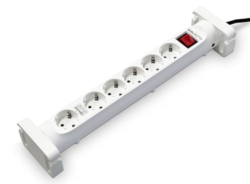 Regleta Salicru SPS Safe 6S - Protectores eléctricos Activos de última generación (6 Tomas Schuko)