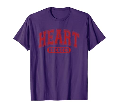 Heartbreaker Bold Red Text Style Impact T-Shirt