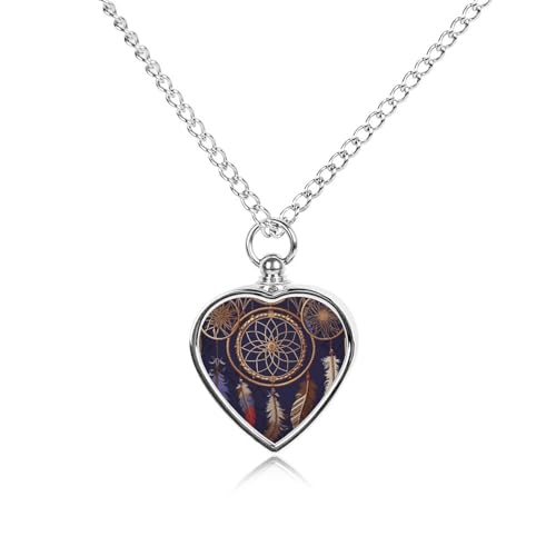 Pendentif cendres chat et chien en forme de cœur et papillon bleu aux finitions soignées