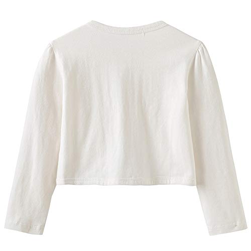 Little Girls' Long Short Sleeve Lace Bolero Cardigan Shrug Dress Cover up 2-11 Years (6#, 8-9T)2