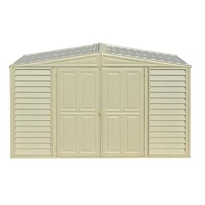 Duramax Kunststof tuinhuisje met funderingsset – ivoor – 15 jaar garantie