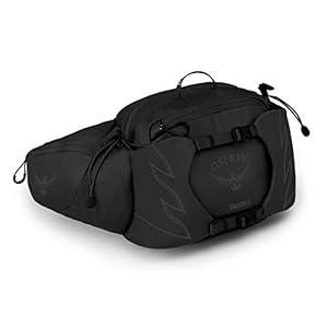 Osprey Talon 6L Men’s Lumbar Hiking Waist Pack, Stealth Black