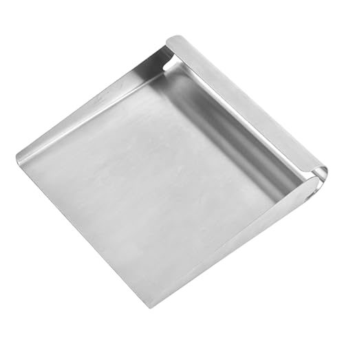 OWLMATE Gemüseschaufel, Spachtel Küche, Küchenschaber, Teigschaber Edelstahl zum Aufsammeln von Geschnittenem Gemüse Spülmaschinengeeignete