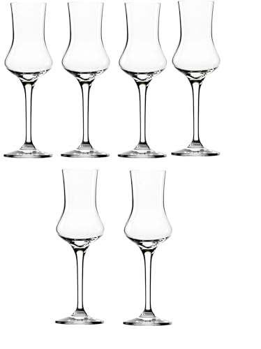 Stölzle Lausitz Professional 6-er Set Destillatgläser 105ml, Durchsichtig