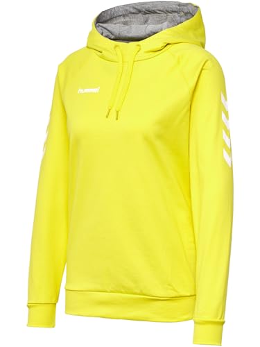 hummel Hoody Damen gelb, L Damen