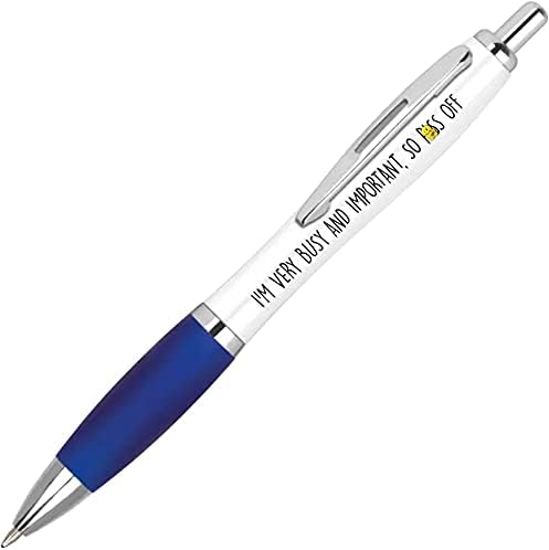 Rude Pens for Adults, Gift Office Desk Accessories (Pen 08) I'm Busy and Important