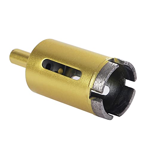 1 3/8 Diamond Concrete Hole Saw Masonry Core Drill Bit Heavy Duty For Brick, Cinder Block, Pavement, Foundation Walls, Concrete Standard Drill Shank 1-3/8 Inch #TOP3