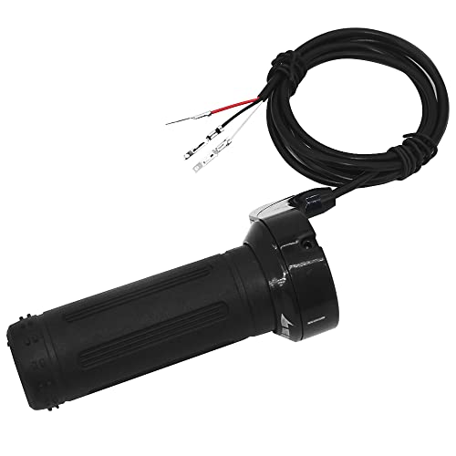 VOANZO Universal ebike throttle 22.5mm 3 Wires Twist Throttle Grip for Electric Scooter Electric Bike, Black - Image 3