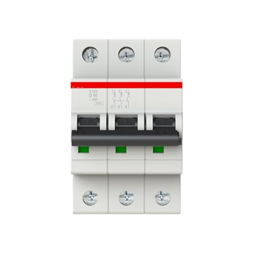 Interruptor automático miniatura S203-D40 trifásico de 40 A 2