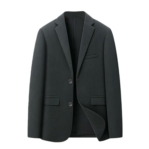 Blazer homme simple boutonnage style polyvalent mi-saison uni