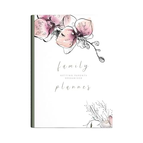 Perfect Planner Company - Family & Lifestyle Planner - Undated A5 Personal Planner - Children's Activities - Finances, Budgets, Holiday Planning - 100gsm FSC Paper - Flexi Cover, Orchid Cover