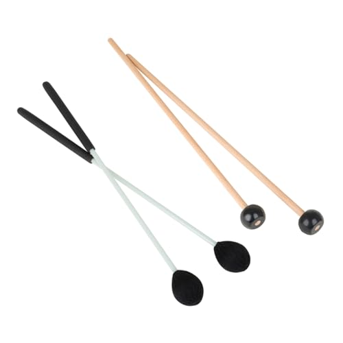ifundom 4pcs Marimba Sticks Mallets Xylophone Hammers Boys and Girls Musical Instruments