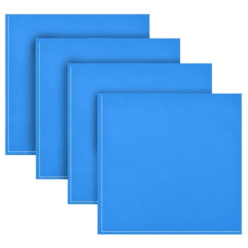 Servilletas de Tela Reutilizables Poliester Azul Set x6 miniatura 5